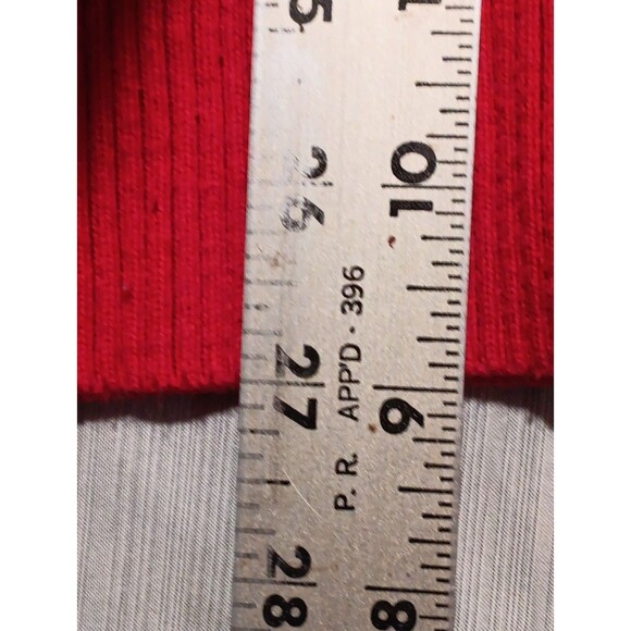 Vinyage Budweiser Sweater Size XL  Classic Signet Spellout Red Advertising - Picture 4 of 4